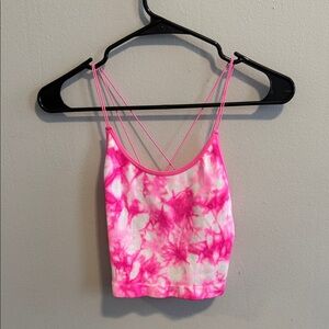 No Boundaries Pink Tie-Dye Camisole